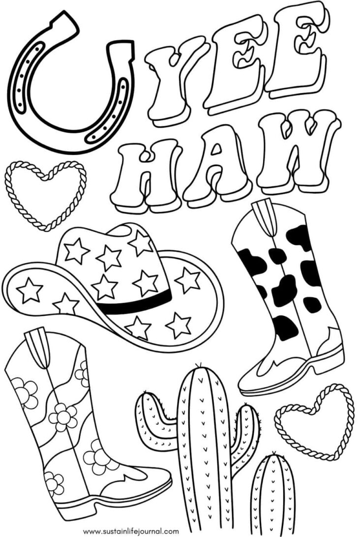 Cowgirl Free Printables