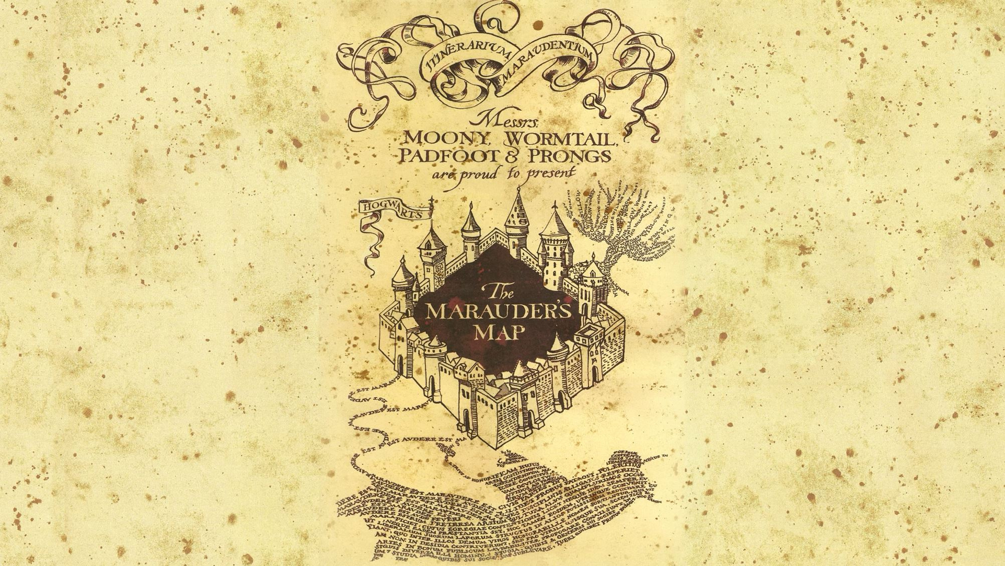 Create An Interactive Harry Potter Marauder&amp;#039;S Map With A Raspberry within Free Printable Marauders Map Full Version