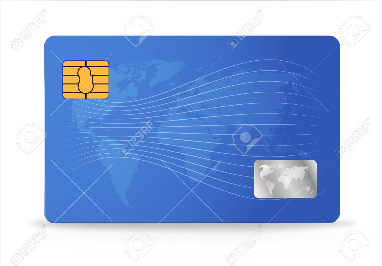 Credit Or Debit Card Design Template. Vector Illustration Royalty pertaining to Free Debit Card Design Template