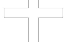 Cross Template- Free Printable - Childhood Magic for Cross Template Free