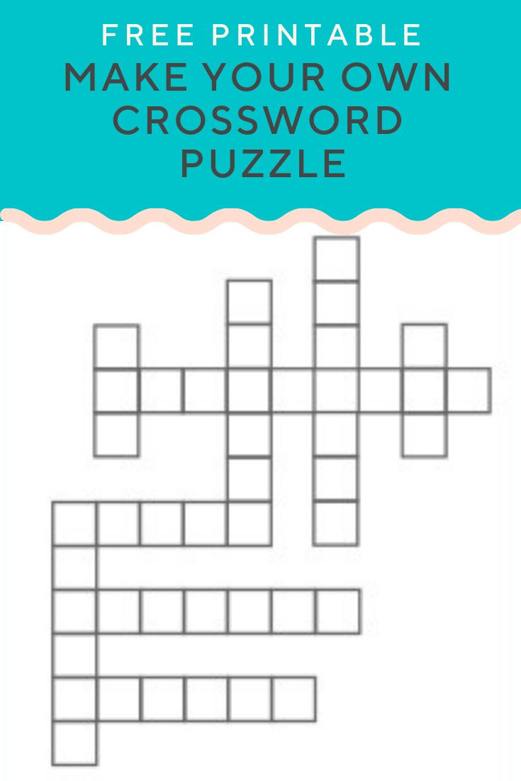 Crossword Puzzle Generator pertaining to Create Your Own Free Printable Crossword Puzzles