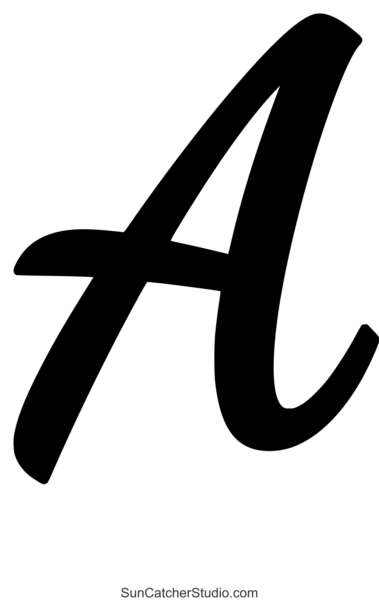 Cursive Letters Font (Free Handwriting Script Lettering) – Free inside Free Printable Cursive Letter Stencils