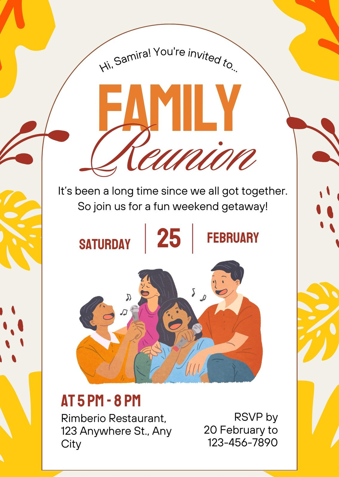 Customize 18+ Family Reunion Invitations Templates Online - Canva throughout Free Printable Family Reunion Templates