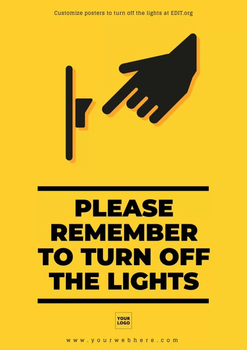 Customize Free Turn Off The Lights Signs regarding Free Printable Turn Off Light Signs
