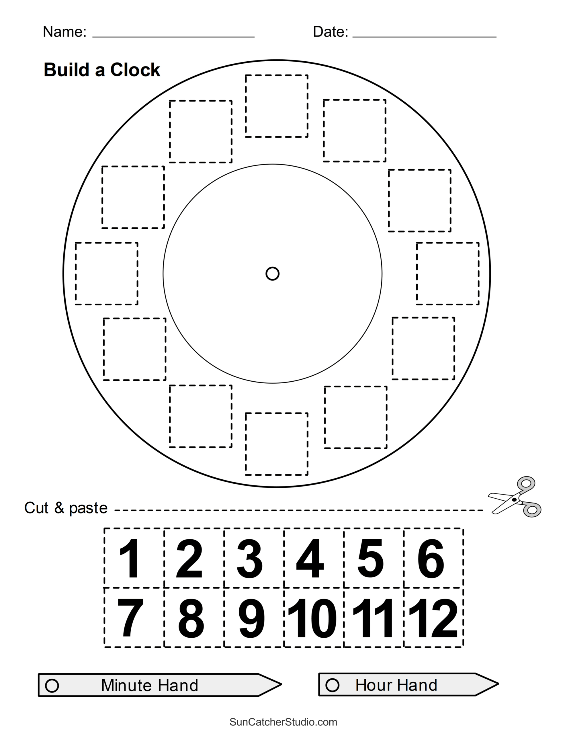 Cut And Paste Worksheets (Printable Activities For Kids) – Free with regard to Free Printable Activity Sheets For 8 Year Olds