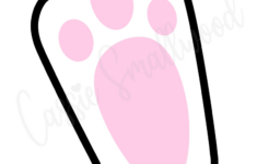 Cute Easter Bunny Feet Printable Template (Free!) – Cassie Smallwood within Free Printable Bunny Feet