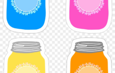 Cute Printable Mason Jar Labels Hang Tags Blank Lid – Free with Free Printable Mason Jar Template