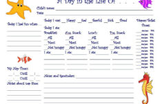 Daily Sheets For Toddlers – 10 Free Pdf Printables | Printablee throughout Free Preschool Daily Report Printable