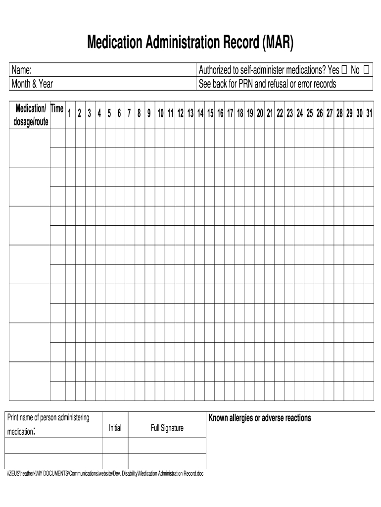 Deshutes Mar Form - Fill Online, Printable, Fillable, Blank inside Free Mar Template