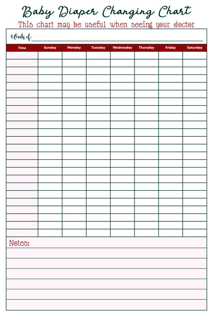 diaper changing log 12 free pdf printables printablee pertaining to free printable diaper changing log Diaper-Changing Log - 12 Free Pdf Printables | Printablee pertaining to Free Printable Diaper Changing Log