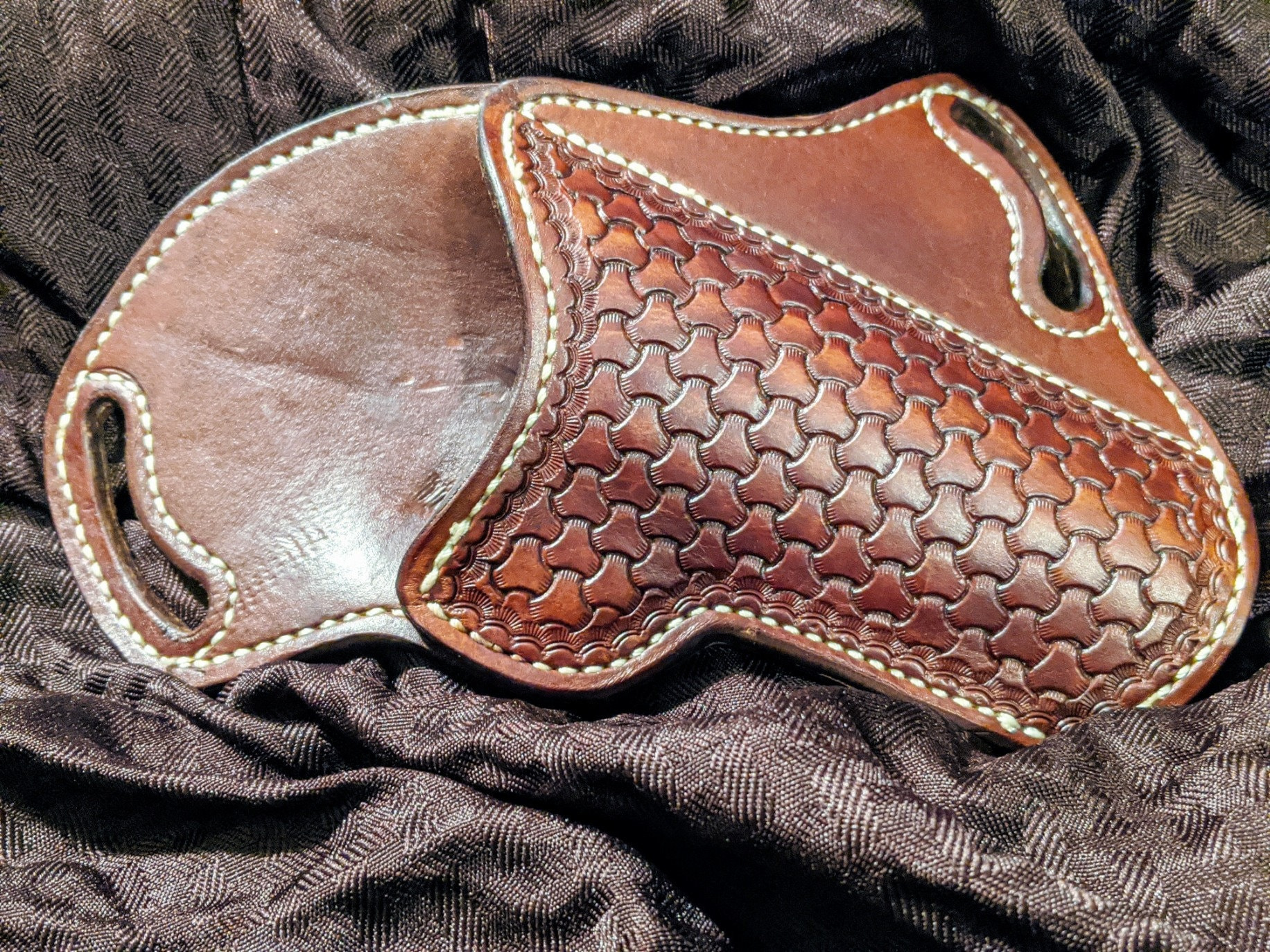 Digital Pattern For Cross Draw Pancake Holster - Etsy intended for Free Printable Cowboy Cross Draw Holster Pattern