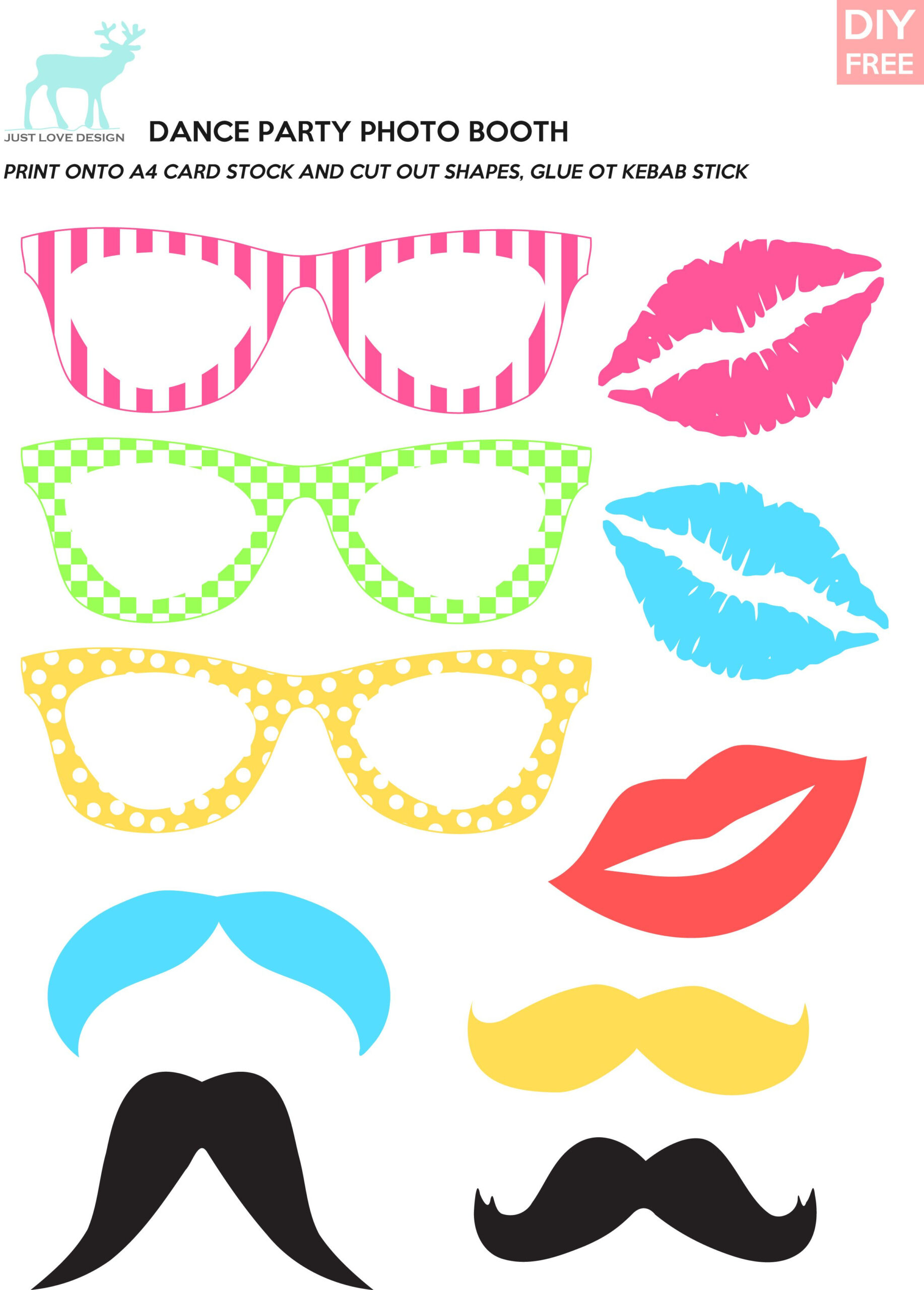 Discover 490 Free Diy Printabl File Photo Booth Props (Photobooth regarding Free Photo Booth Props Printable