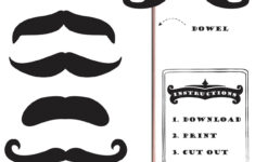 Discover 9 Mustache Ideas | Mustache Party, Mustache Baby Shower with regard to Free Mustache Template