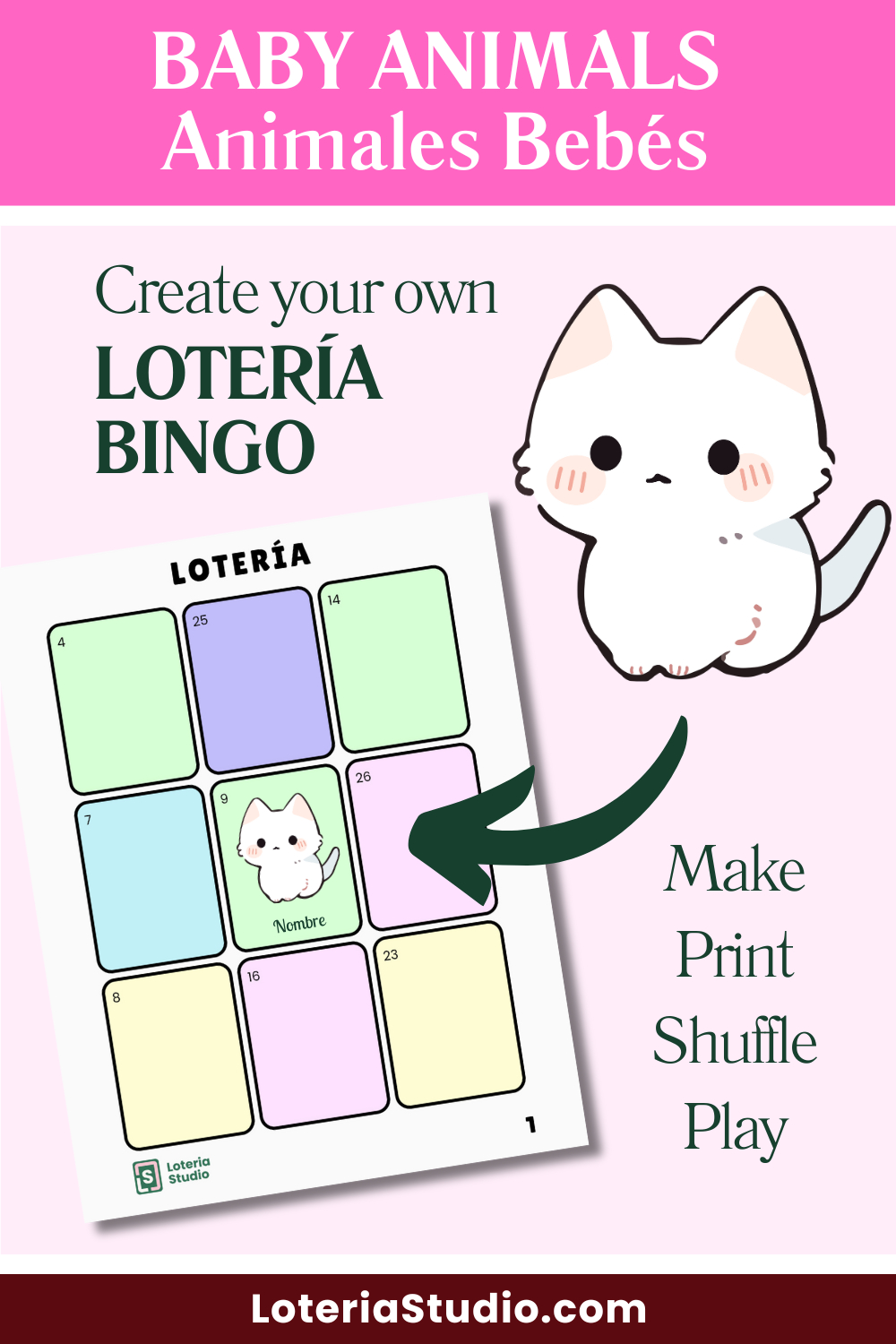 Discover Loteria &amp;amp; Bingo — Loteria Studio - Create Custom Loteria inside Loteria Template Free