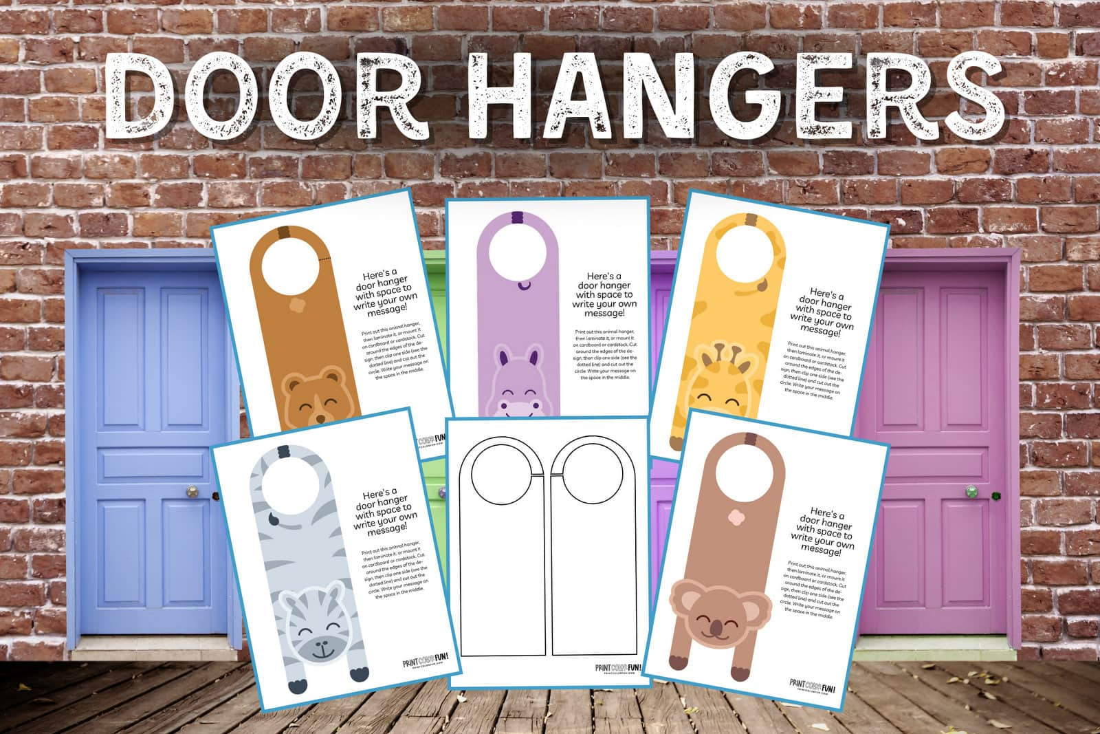 Diy Door Hanger | Door Decor | Home Decorating Ideas pertaining to Free Printable Kids Bedroom Door Signs