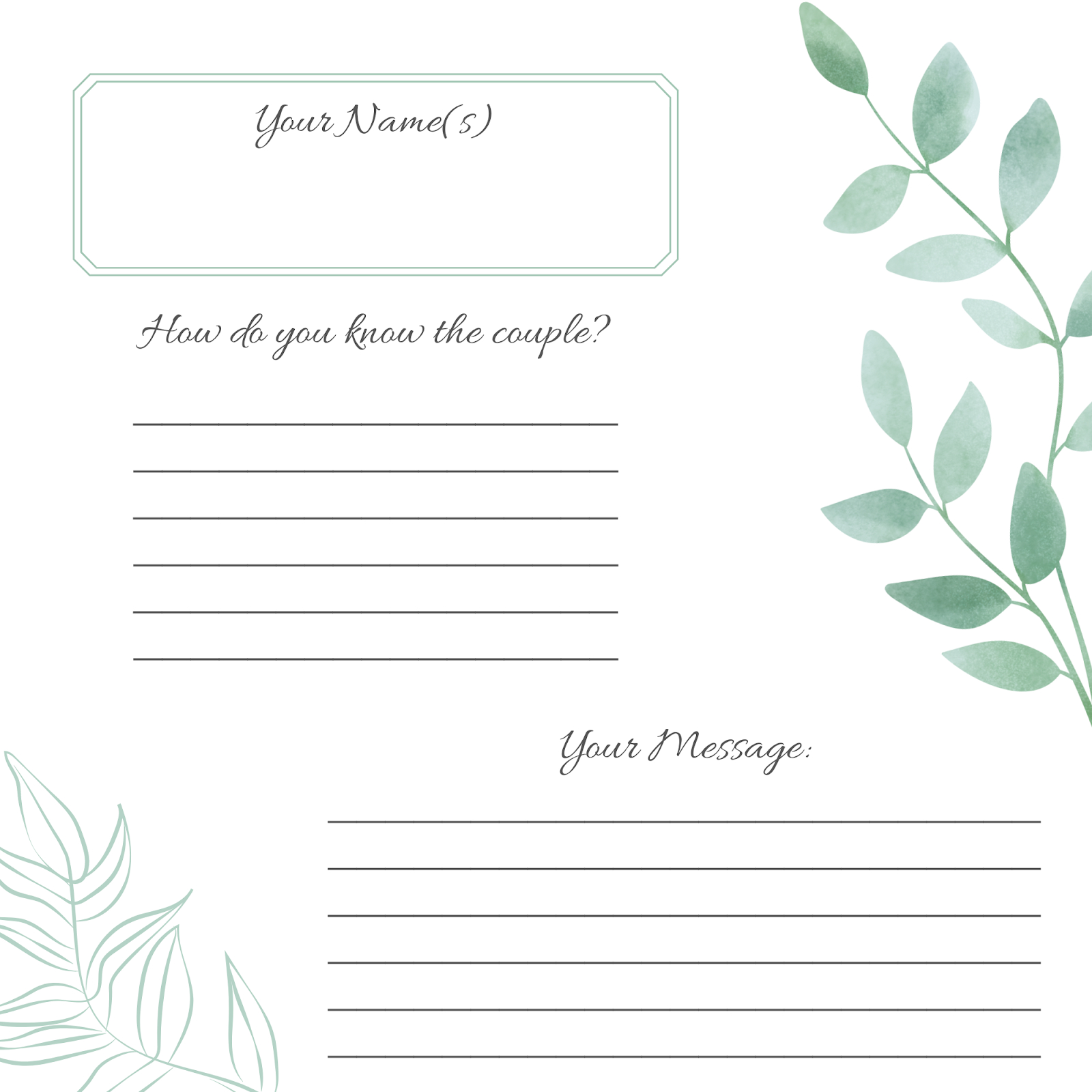 Diy Guest Book Templates - Zola Expert Wedding Advice for Free Guest Book Printable