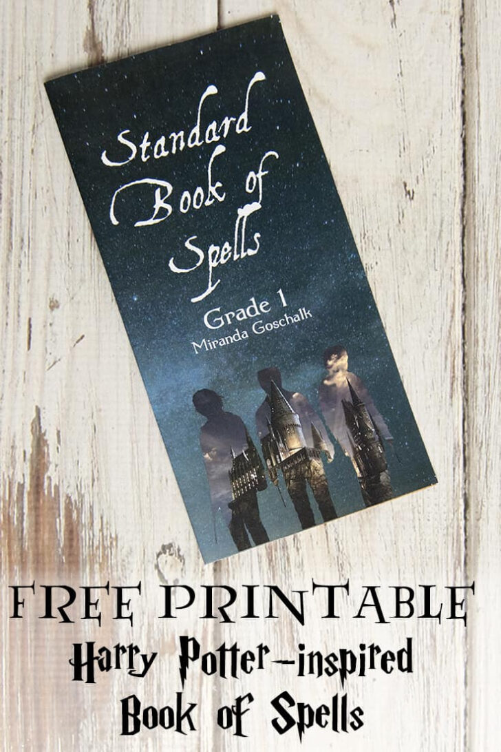 Free Printable Book of Spells