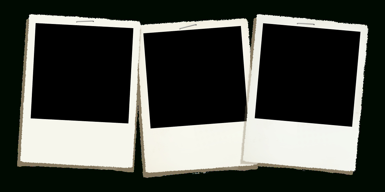 Download Polaroid, Template, Photo. Royalty-Free Stock intended for Free Polaroid Template