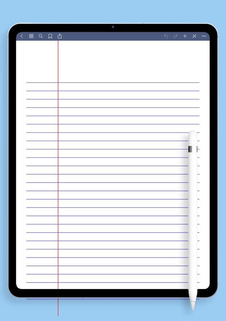 Free Loose Leaf Paper Template