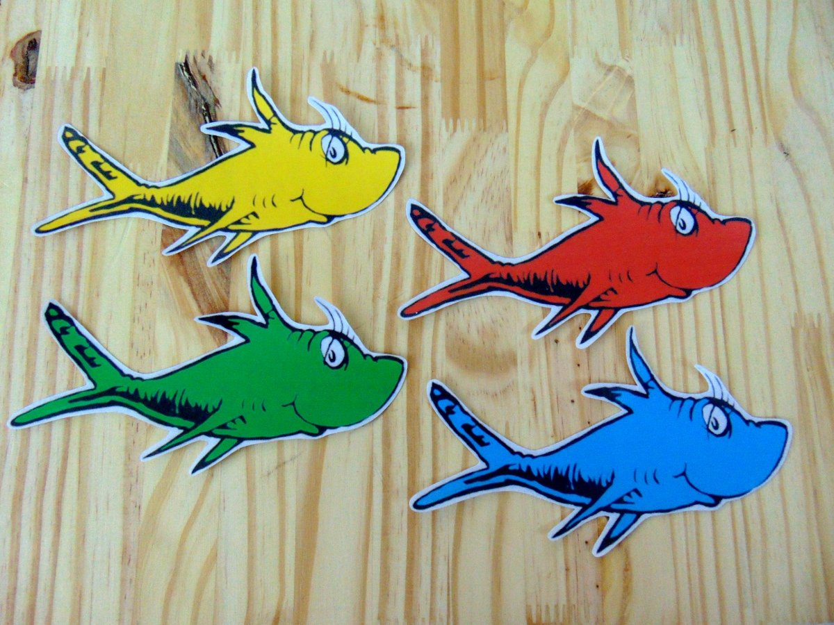 Dr. Seuss One Fish Two Fish Game With Printable Pieces - Jinxy Kids in One Fish Two Fish Free Printables