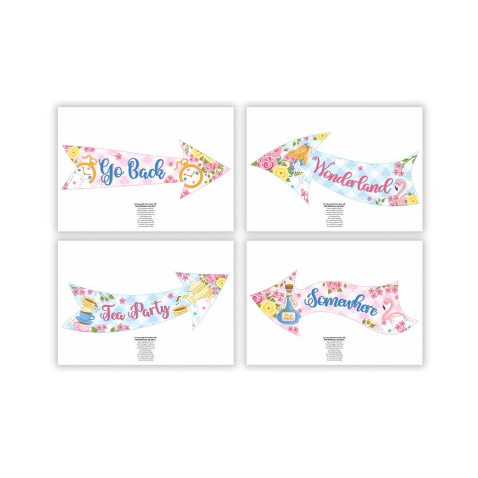 dreamy alice in wonderland party signs pertaining to alice in wonderland free printable signs Dreamy Alice In Wonderland Party Signs pertaining to Alice in Wonderland Free Printable Signs
