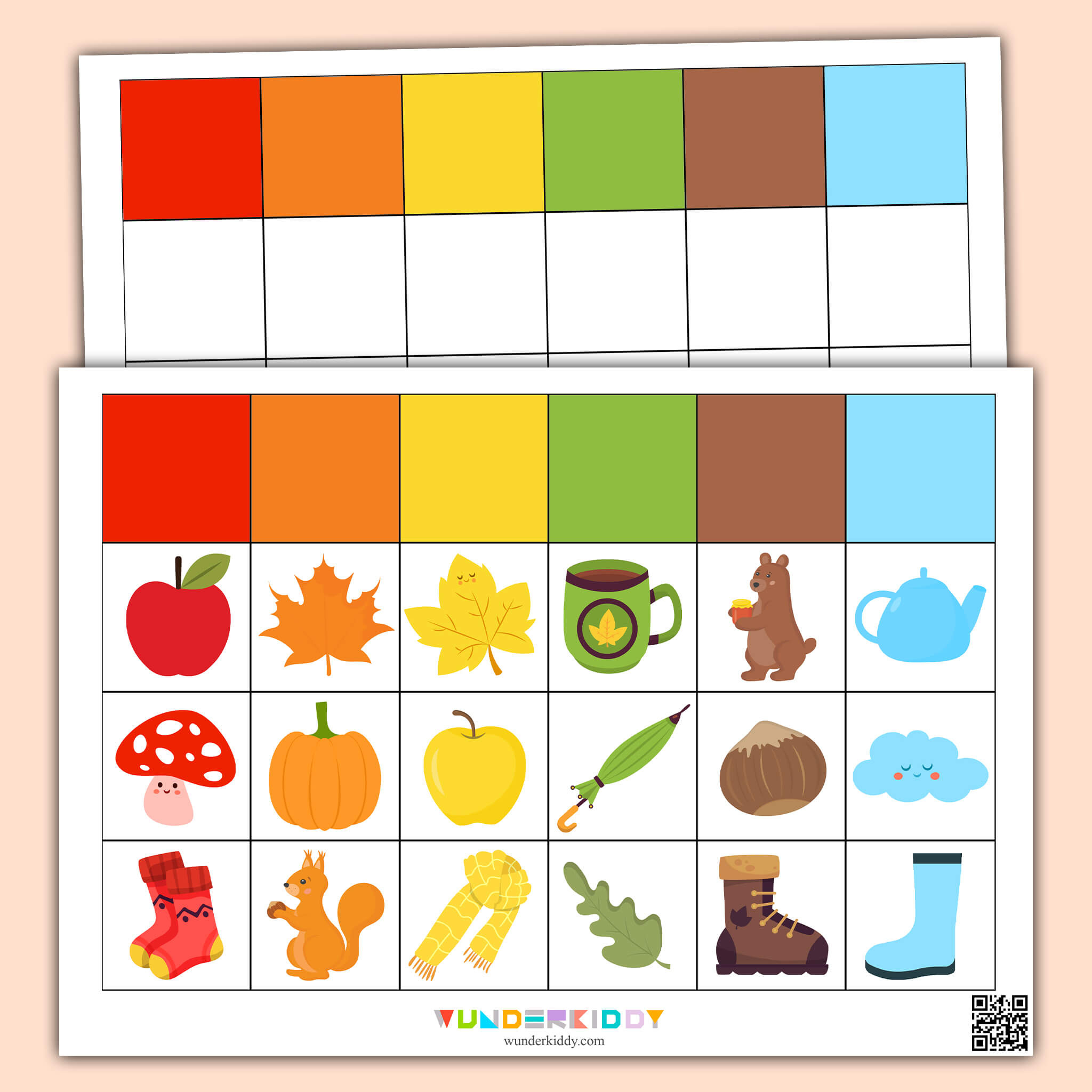 Druckbares Spiel «Farben Sortieren» Für Klein- Und Vorschulkinder intended for Free Color Matching Printables