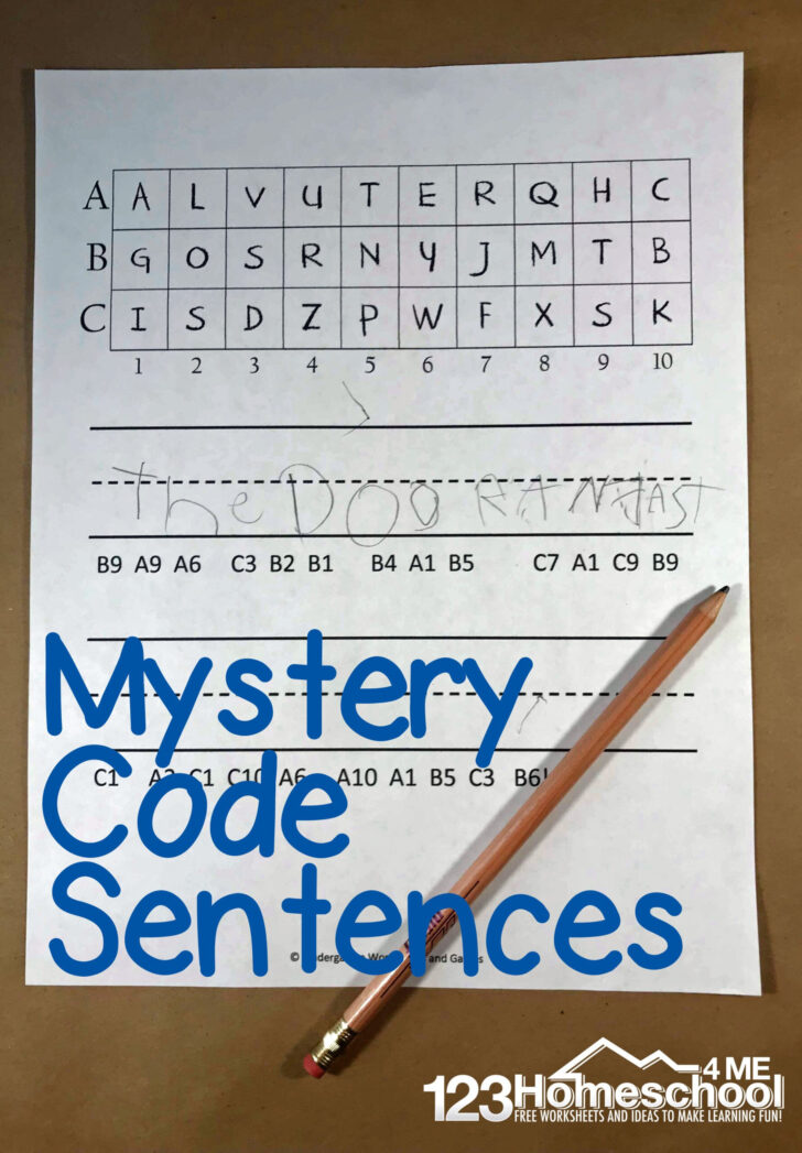 Free Secret Code Printables