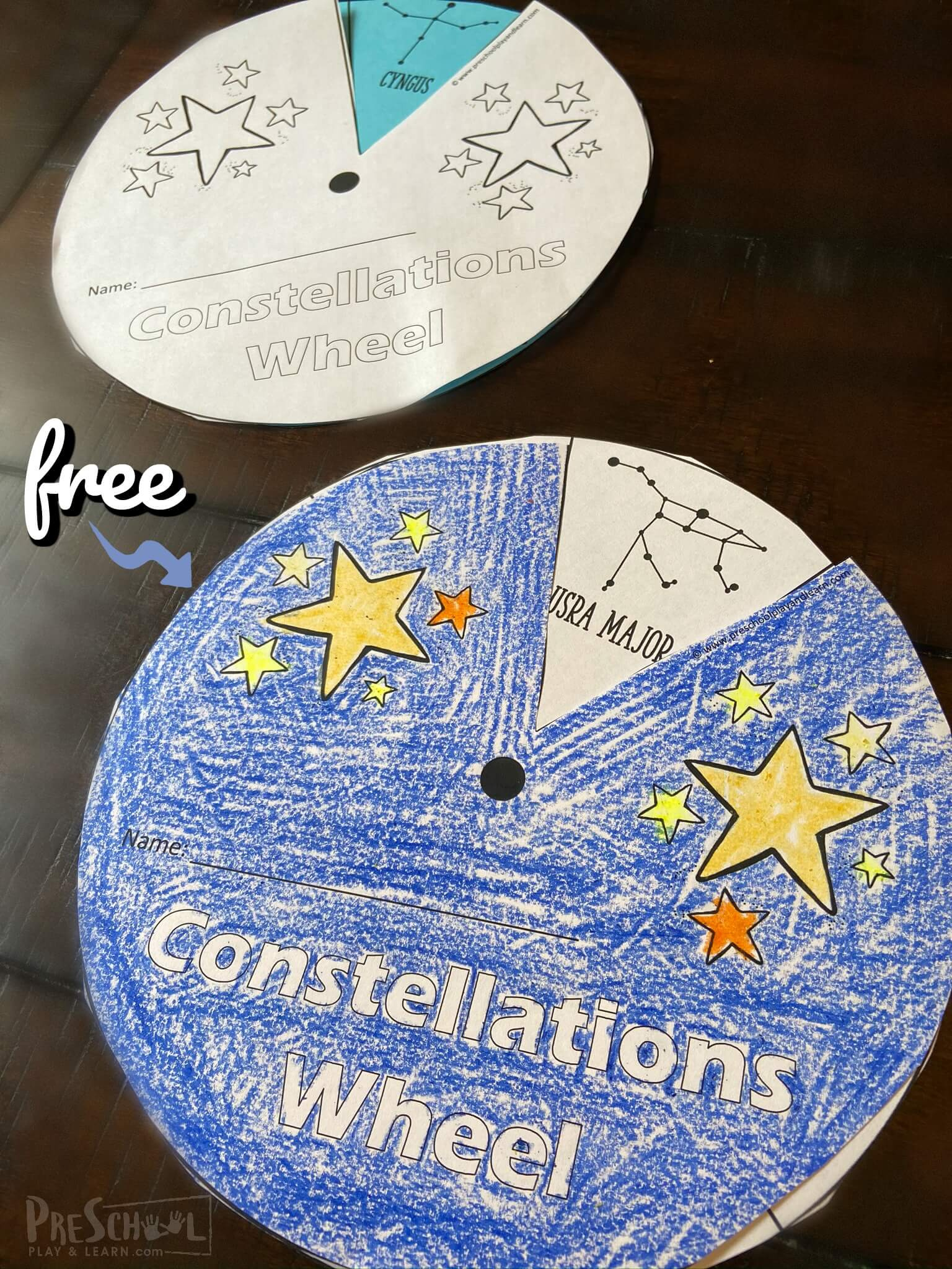 ⭐ Free Constellations For Kids Printable Wheel Pdf within Constellation Printables Free