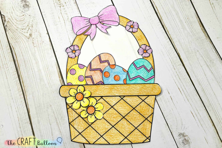 Printable Easter Basket Printable Easter Basket
