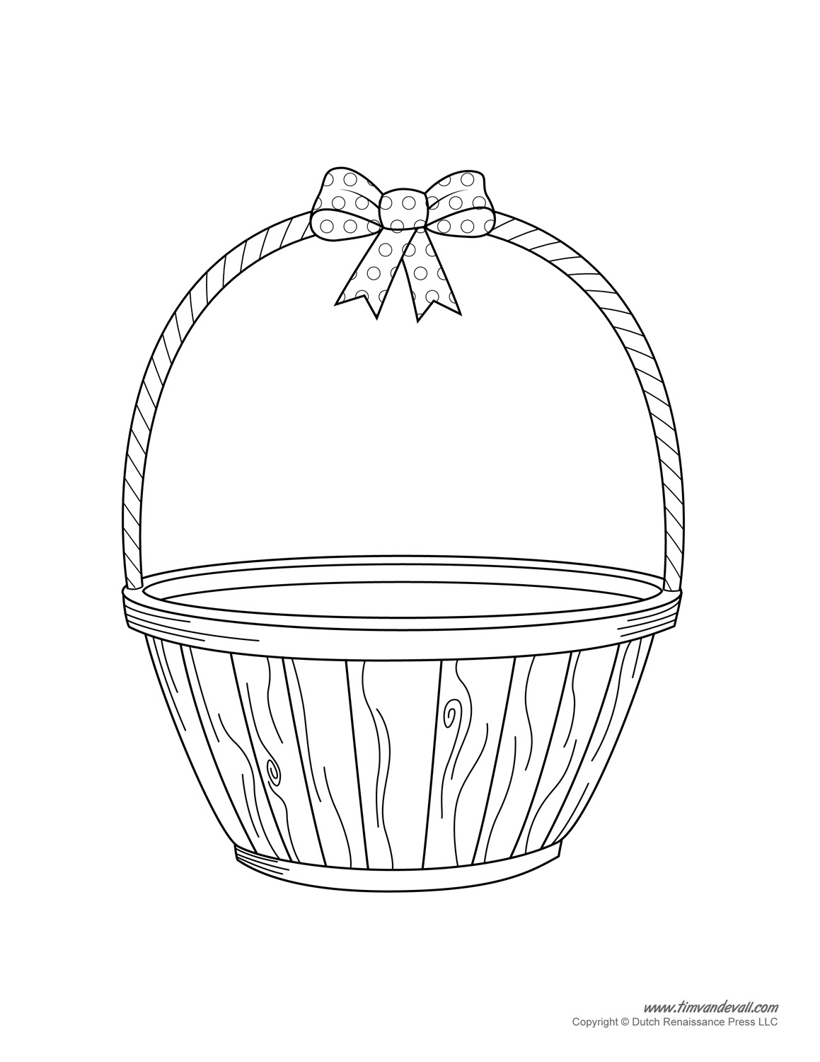 Easter Basket Template, Easter Basket Clipart &amp;amp; Easter Craft pertaining to Free Printable Easter Care Package Clip Art