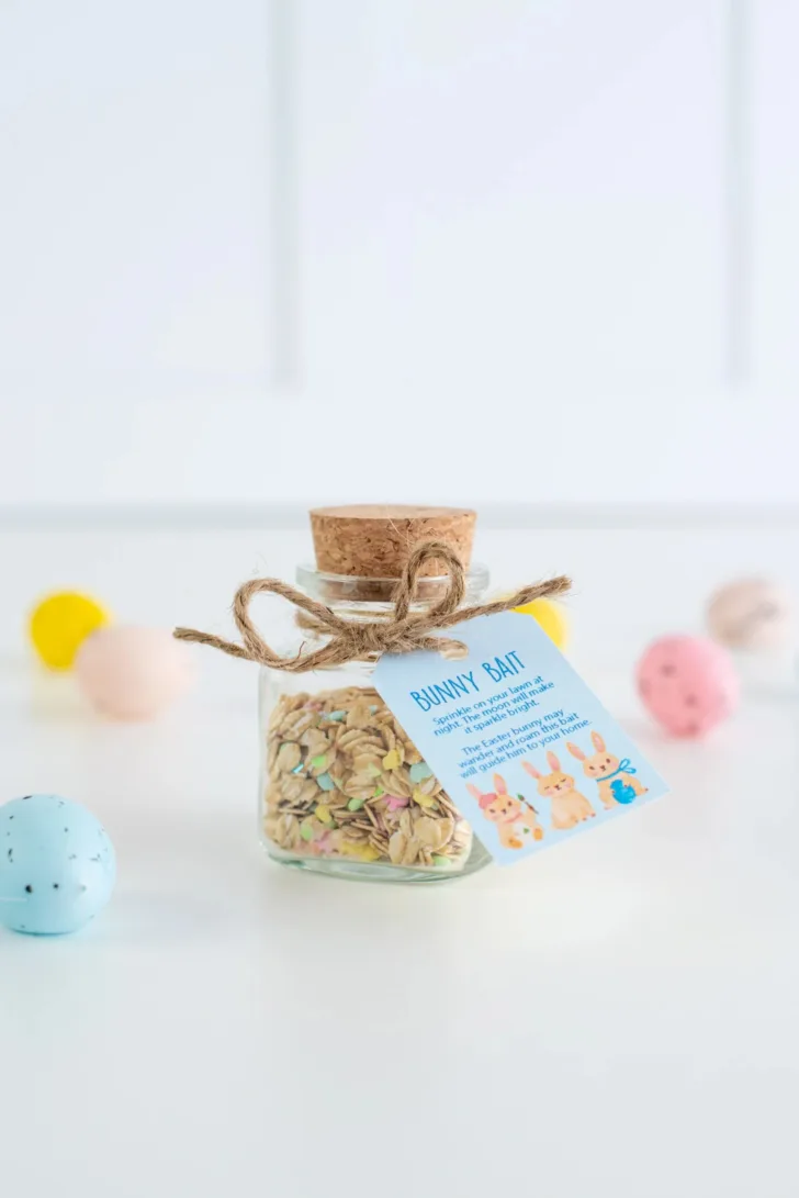 Free Printable Easter Bunny Trail Mix Labels
