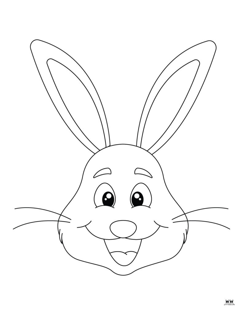 Easter Bunny Templates &amp;amp; Outlines - 53 Free Pages | Printabulls intended for Printable Easter Bunny Face Template