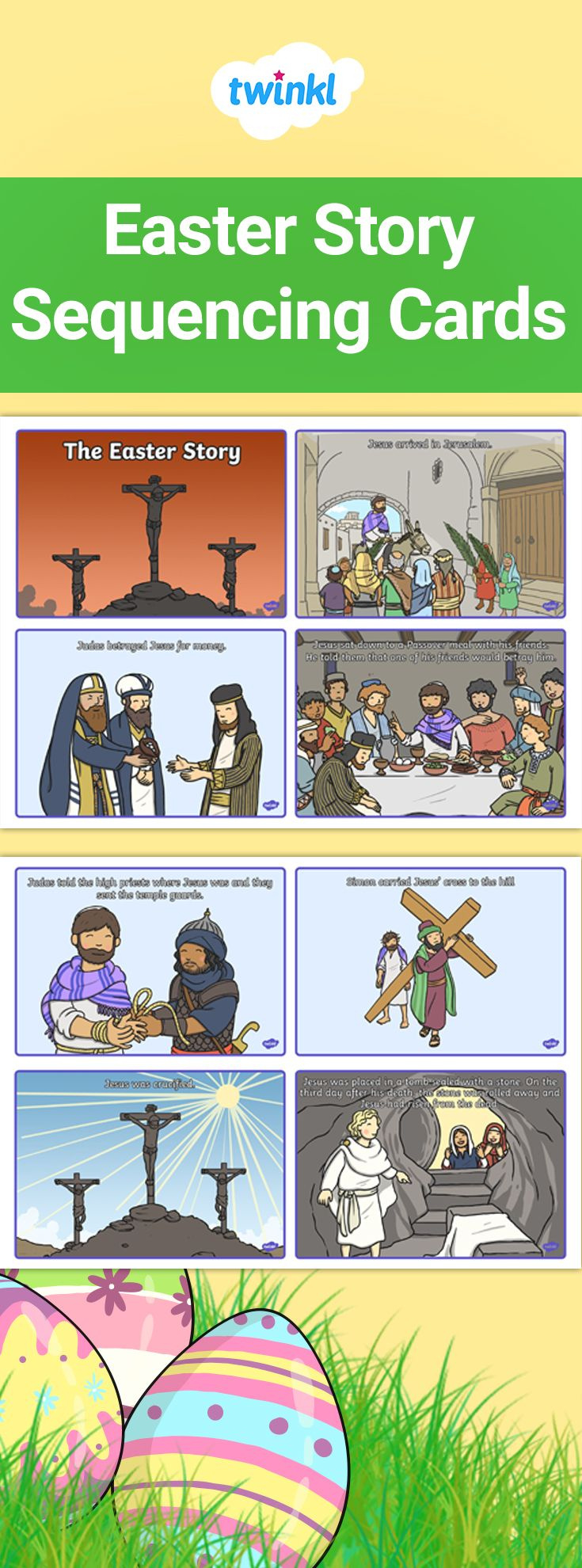 easter story sequencing cards throughout free printable easter story sequencing activity Easter Story Sequencing Cards. throughout Free Printable Easter Story Sequencing Activity
