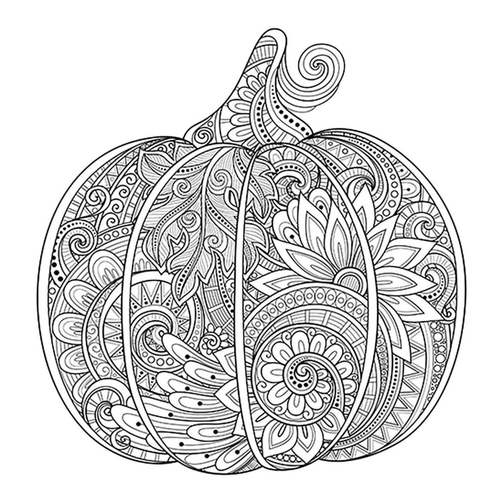 Easy Fall Coloring Page For Seniors - Adventures Of A Caregiver within Free Printable Coloring Pages For Seniors with Dementia