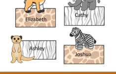Editable African Animal Name Tags: Printable Classroom Decor throughout Free Printable Zoo Animal Name Tags