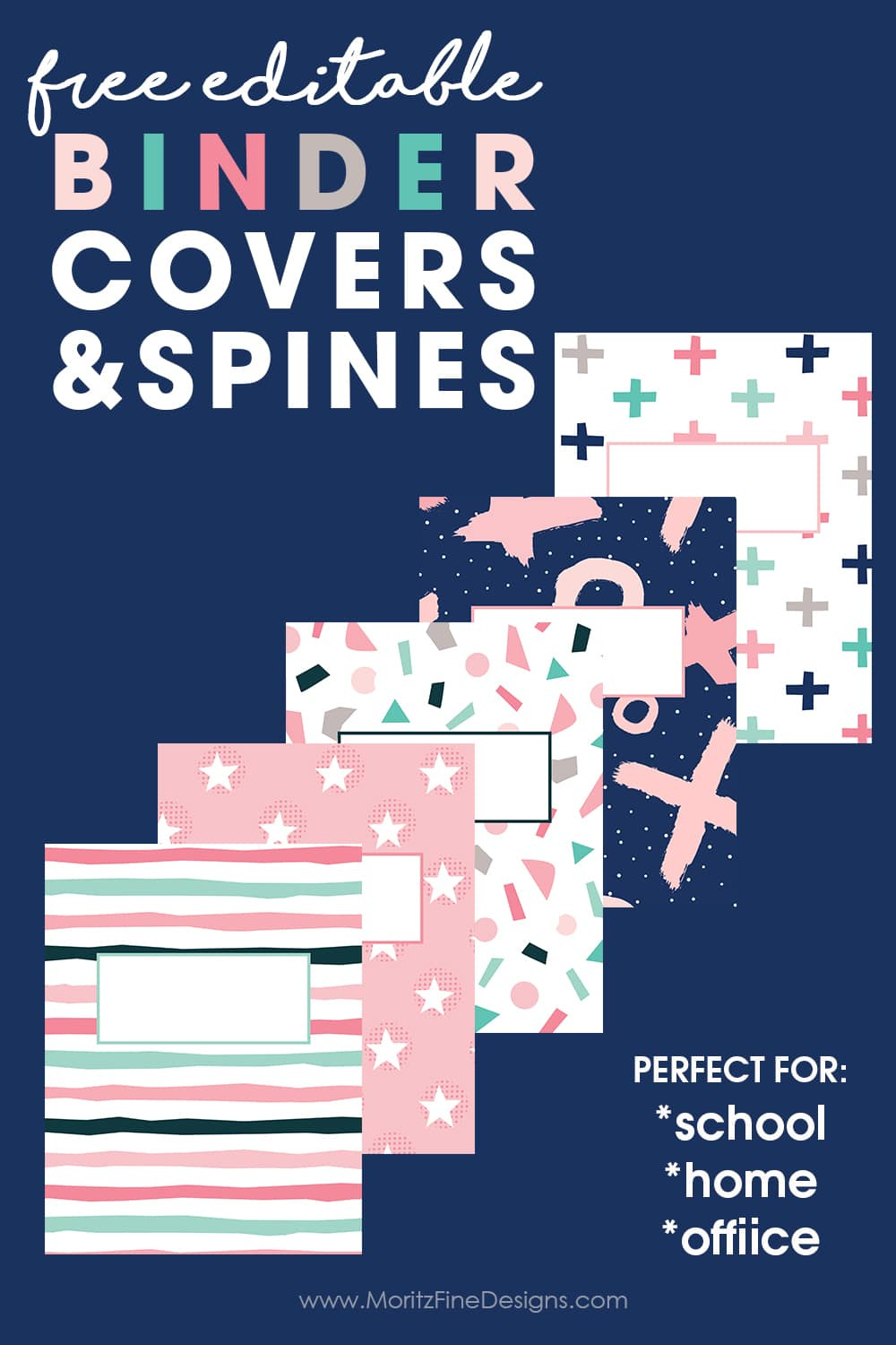 Editable Binder Covers &amp;amp; Spines intended for Free Printable 1 Inch Binder Spine Template