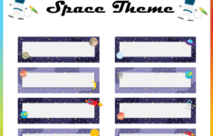 Editable Tote Tray Labels Space Theme | Madeteachers regarding Free Printable Tray Labels
