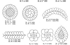 Entdecke 9 Quilting Muster Ideen Auf Dieser Pinterest-Pinnwand inside Free Printable Quilting Stencils Template
