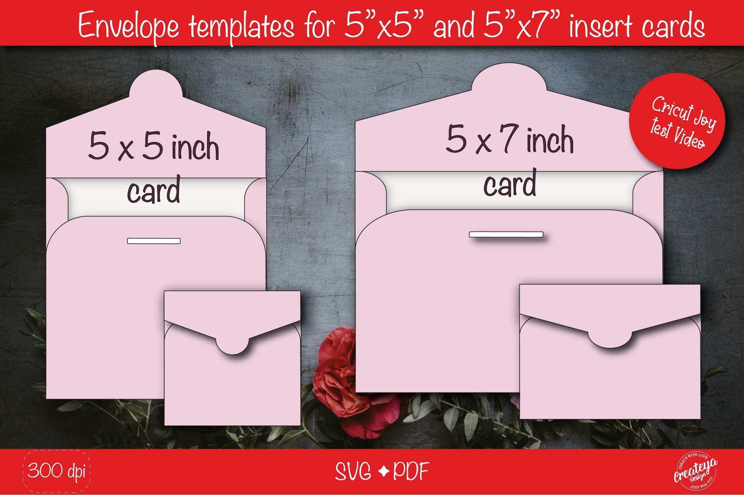Envelope Template, Envelope Svg, Printable Envelope Diy in Free Printable 5x7 Envelope Template