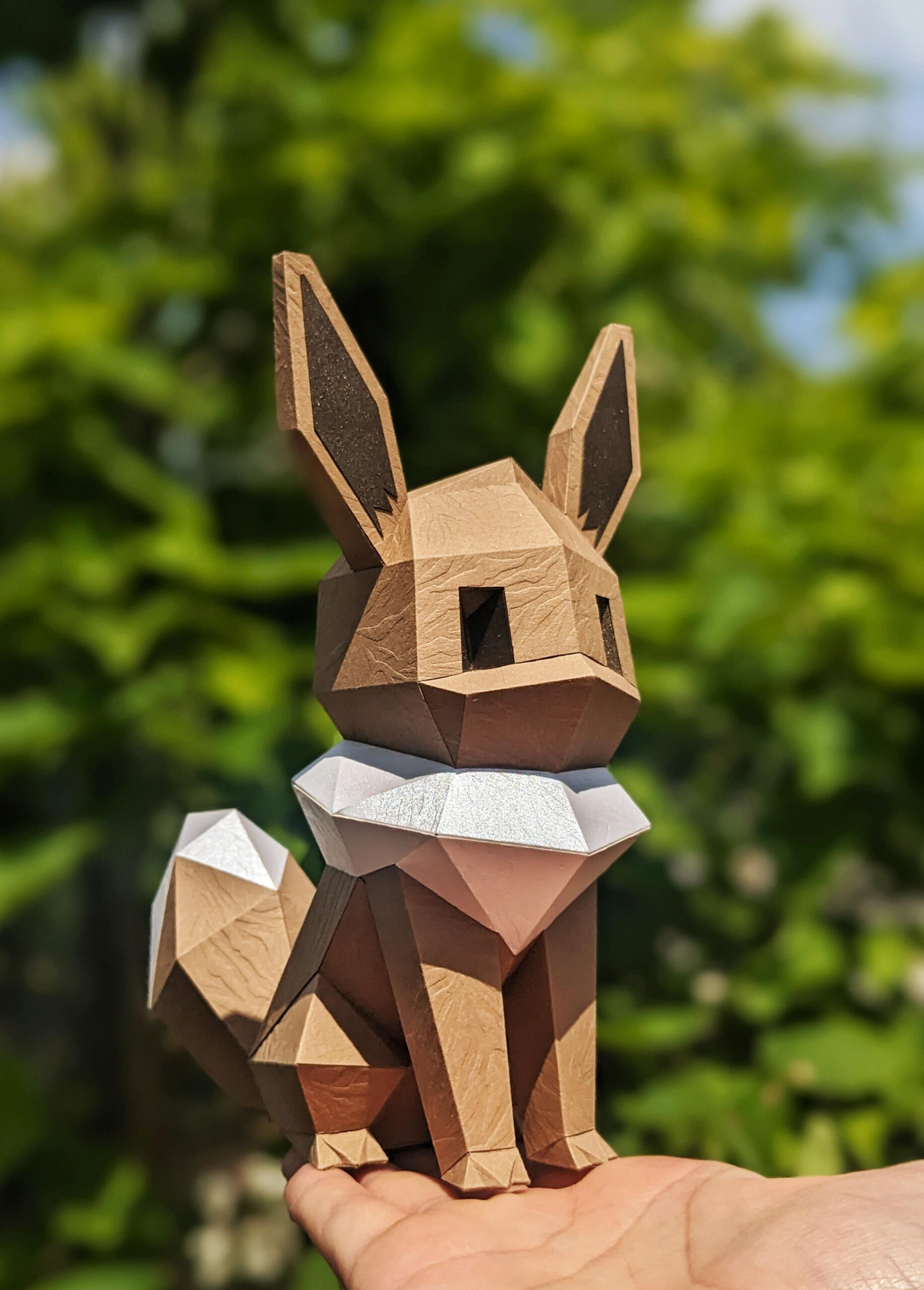 Evee Papercraft (Free Template) : R/Papercraft with Free Low Poly Papercraft Templates