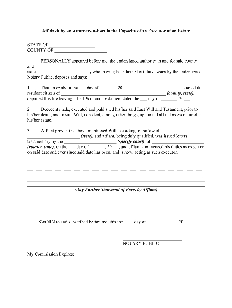 Executor Of Estate Form: Fill Out &amp;amp; Sign Online | Dochub inside Free Printable Executor of Estate Form