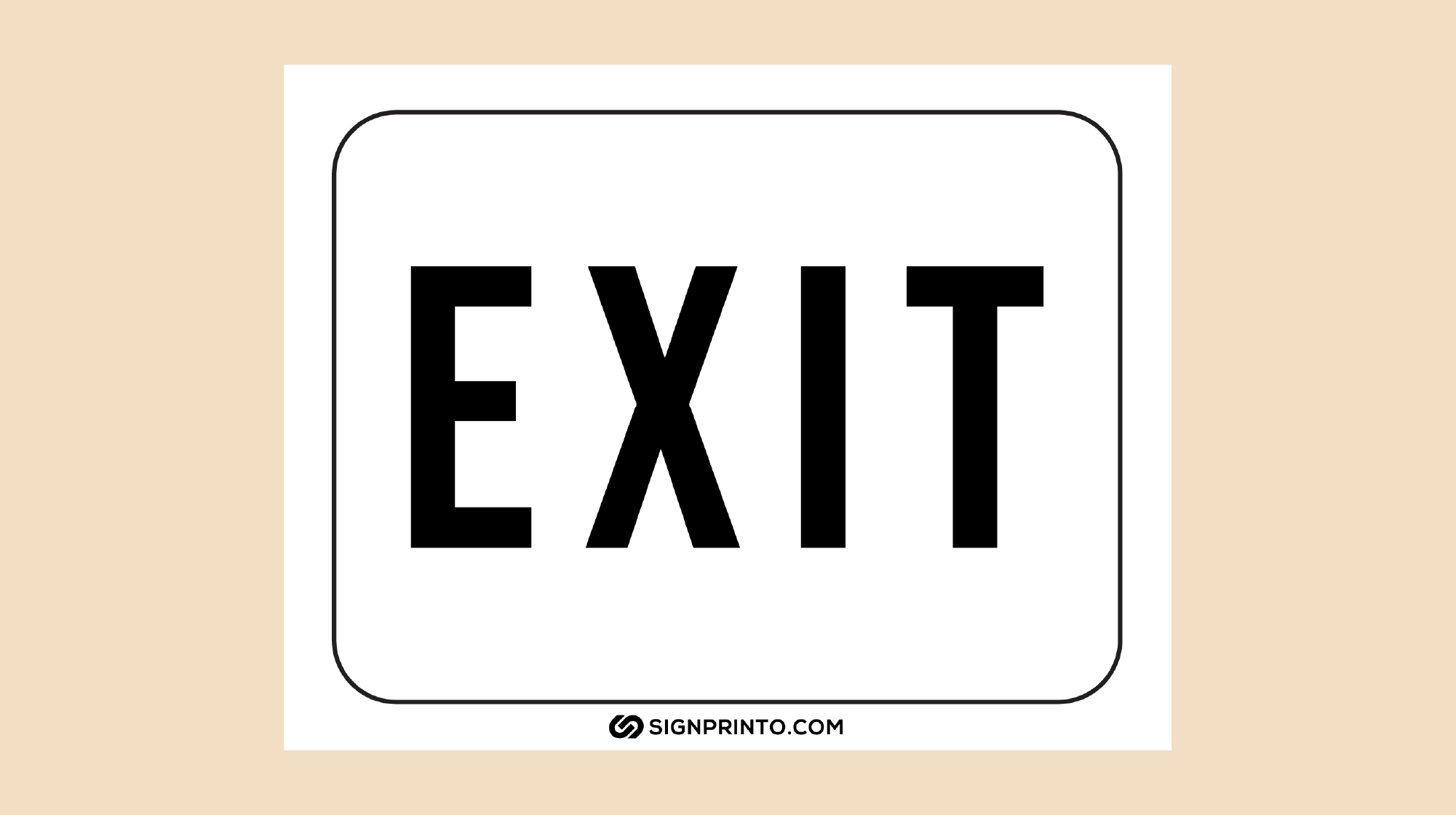 Exit Sign Free Printable Pdf intended for Exit Sign Printable Free