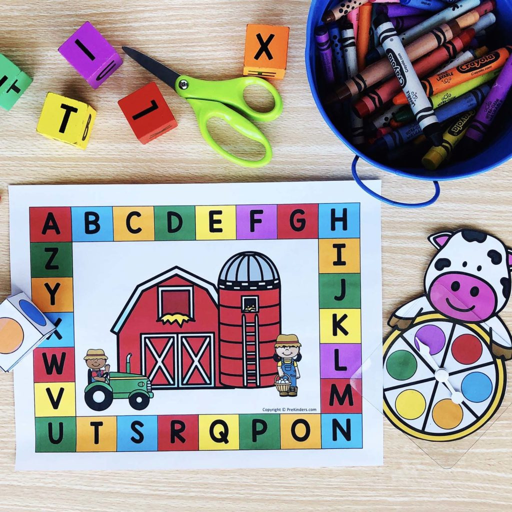 farm picture word cards prekinders for prekinders free printables Farm Picture-Word Cards - Prekinders for Prekinders Free Printables