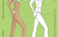 Fashion Croquis & Figure Templates throughout Free Fashion Design Croquis Templates