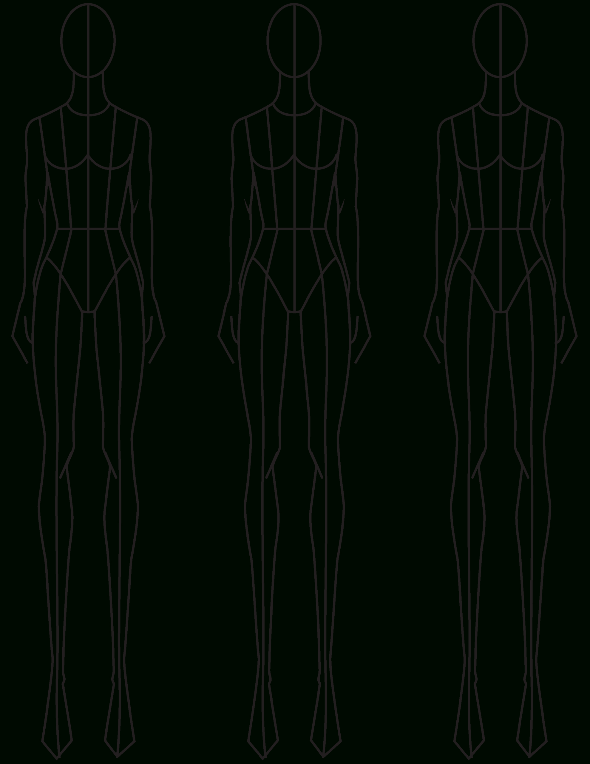 Fashion Sketching: A Step-By-Step Guide To Drawing The Basic with regard to Free Fashion Design Croquis Templates
