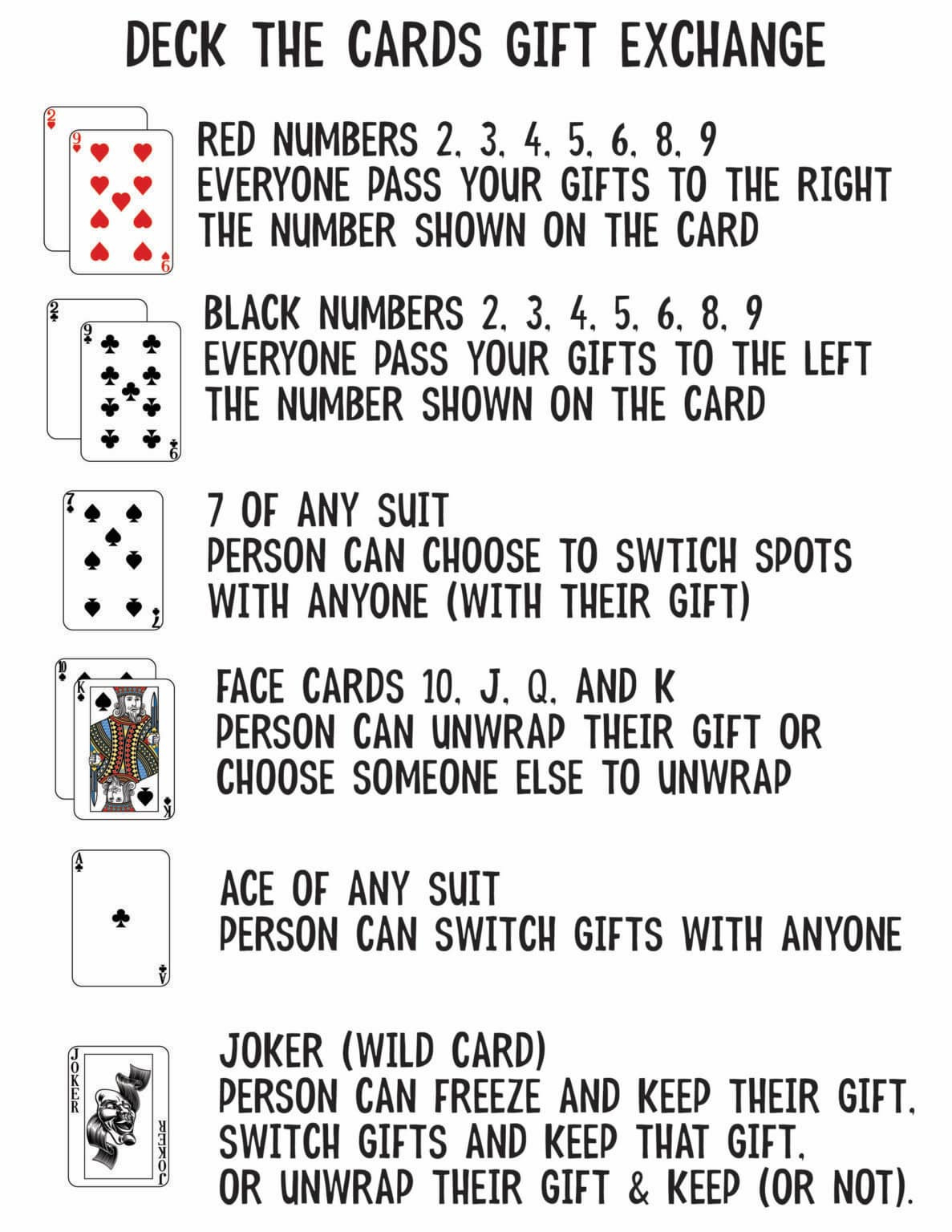 Fields Of Heather: Christmas Gift Exchange Games (White Elephant throughout White Elephant Number Picker Printable