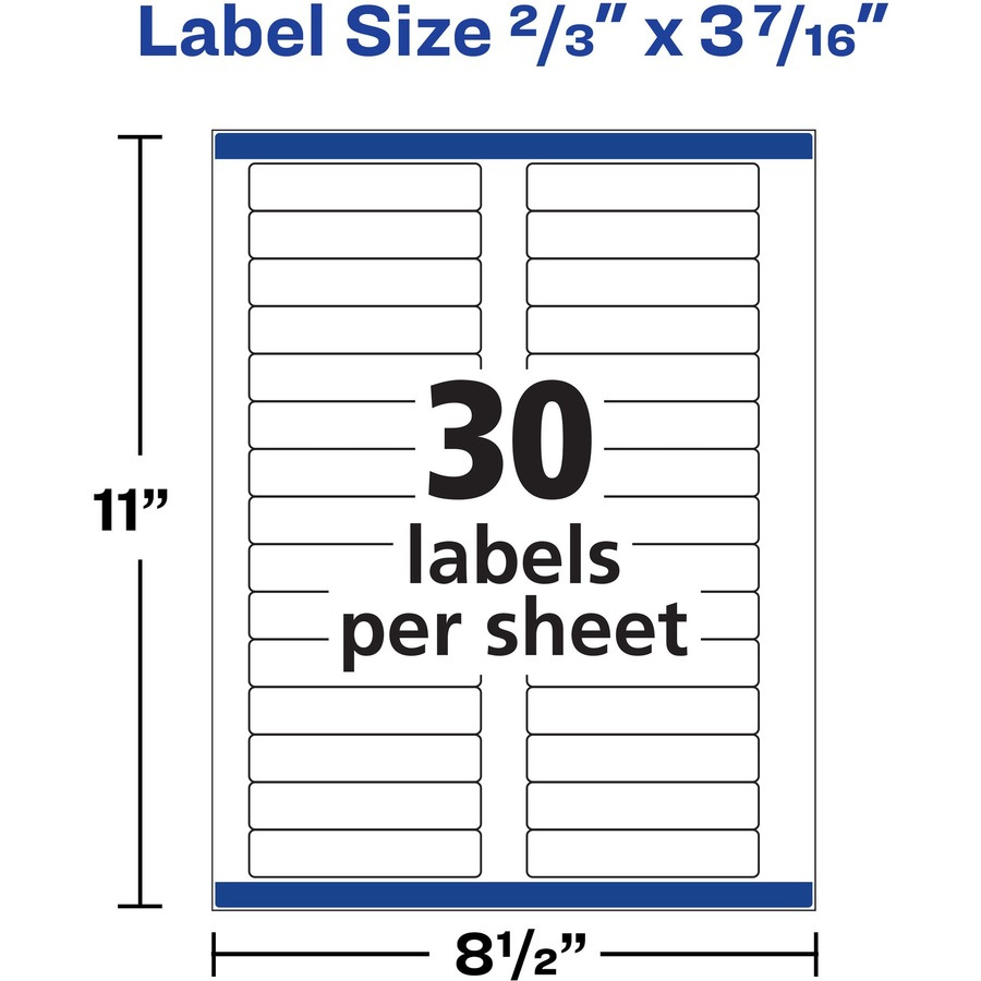 File Folder Labels Template Free Avery, 5267, White, Laser Label with Avery 5267 Free Template