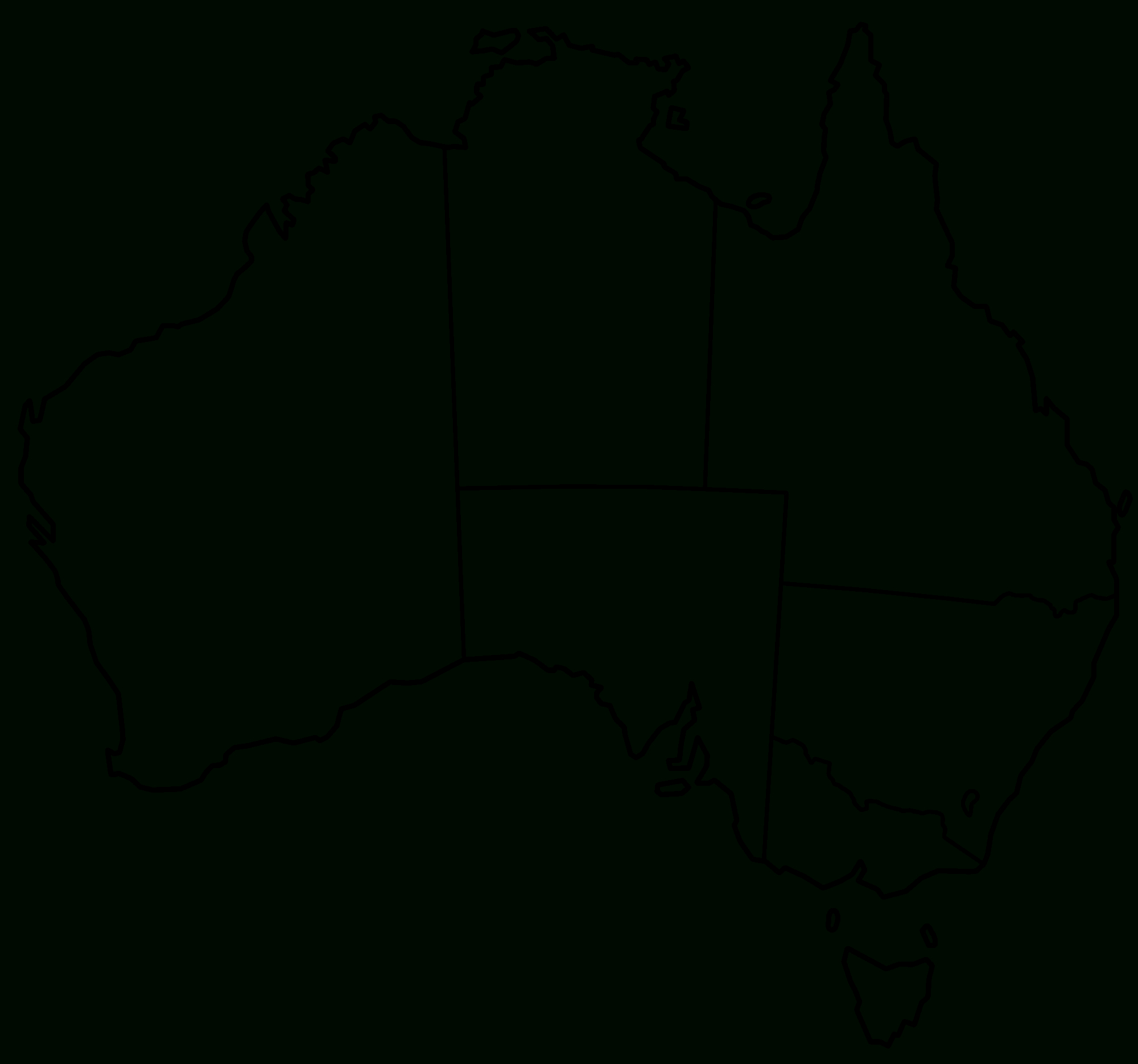 File:australia States Blank - Wikimedia Commons throughout Free Printable Map Of Australia With States