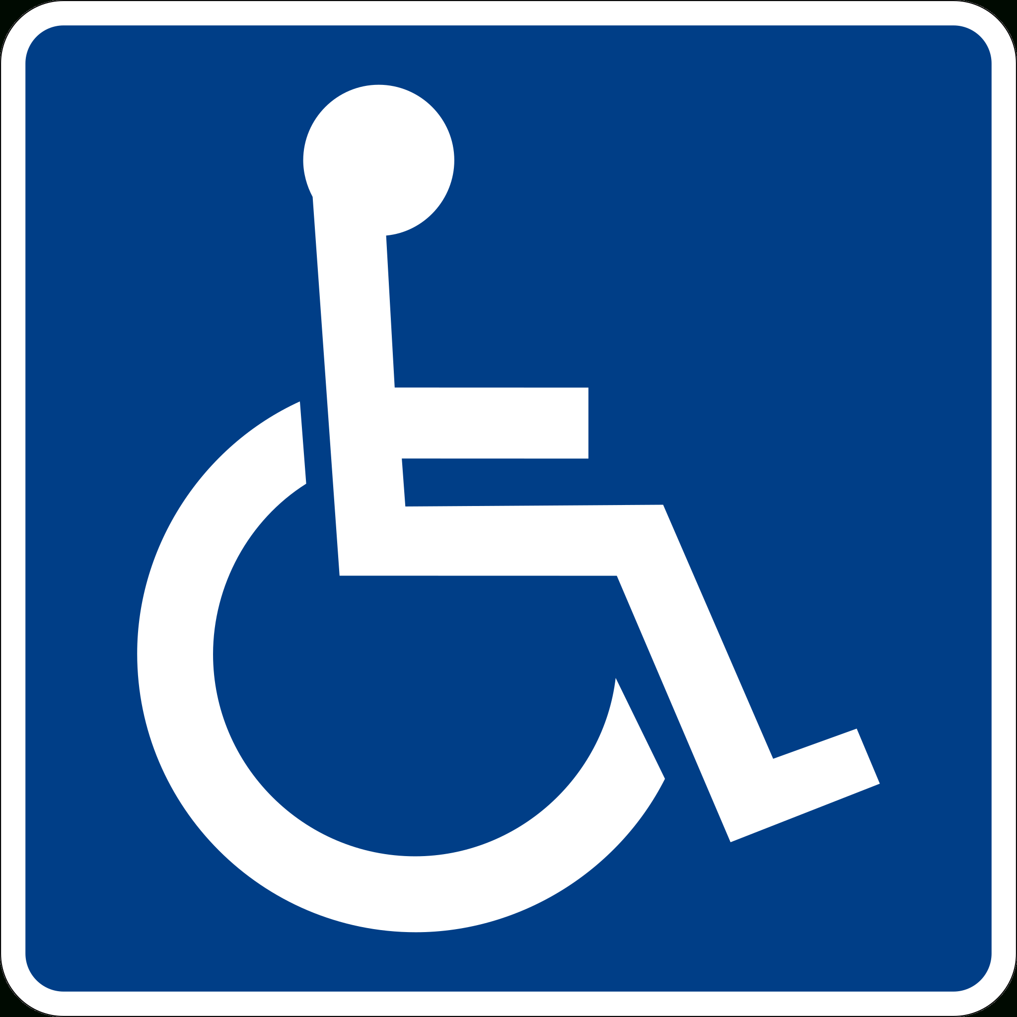 File:mutcd D9-6.Svg - Wikimedia Commons with Free Printable Handicap Sign