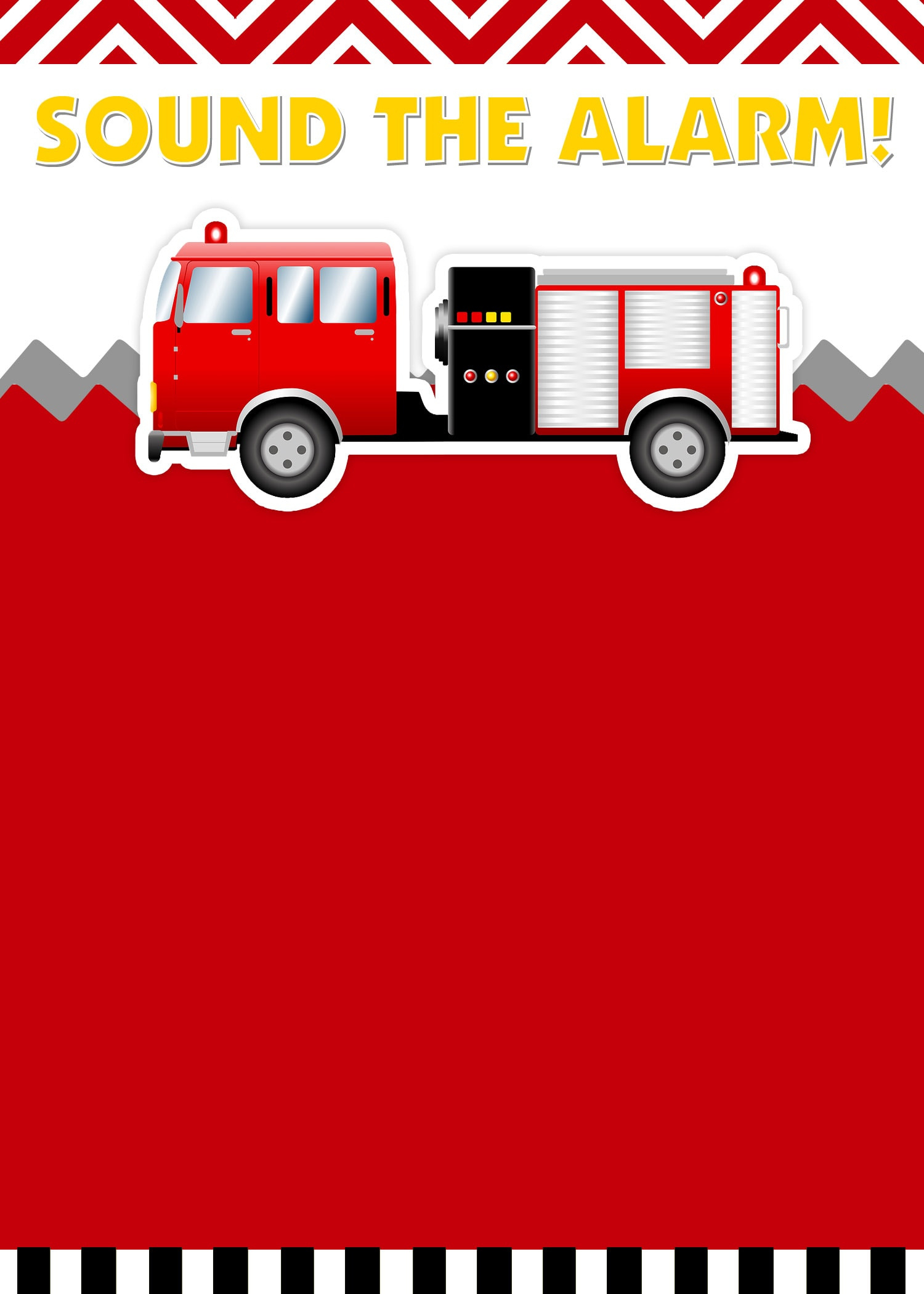 Fire Truck Birthday Party With Free Printables - How To Nest For Less™ intended for Firefighter Birthday Party Free Printables